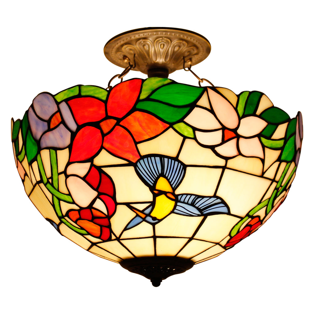 How to choose stained glass ceiling mount light for my Home ?