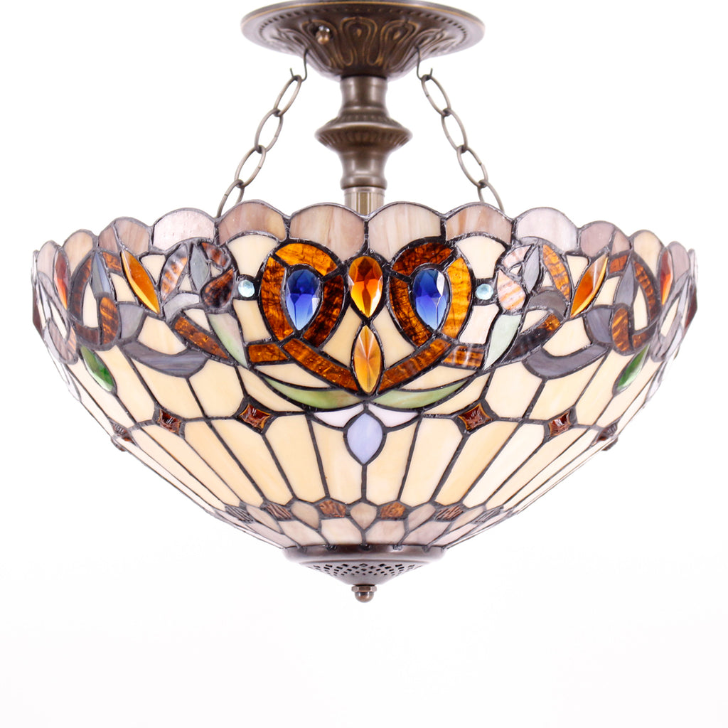 How to choose Ceiling Light Fixture Tiffany Style for my home, how it been produced ?