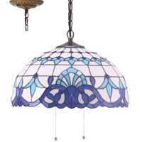 How to Assemble Werfacotry Tiffany Style Hanging Lamp