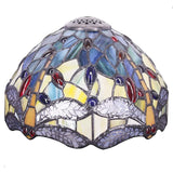 8" Tiffany Dragonfly Shade Werfactory® Stained Glass Shade