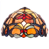 12 inch Stained Glass Lampshade Only Werfactory®  Fit for Tiffany Table Lamp