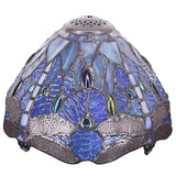 8" Tiffany Dragonfly Shade Werfactory® Stained Glass Shade