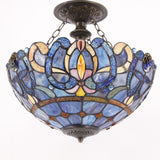 Stained Glass Lamp Shade Only Werfactory® Tiffany Lampshade Replacement 16X8 Inch
