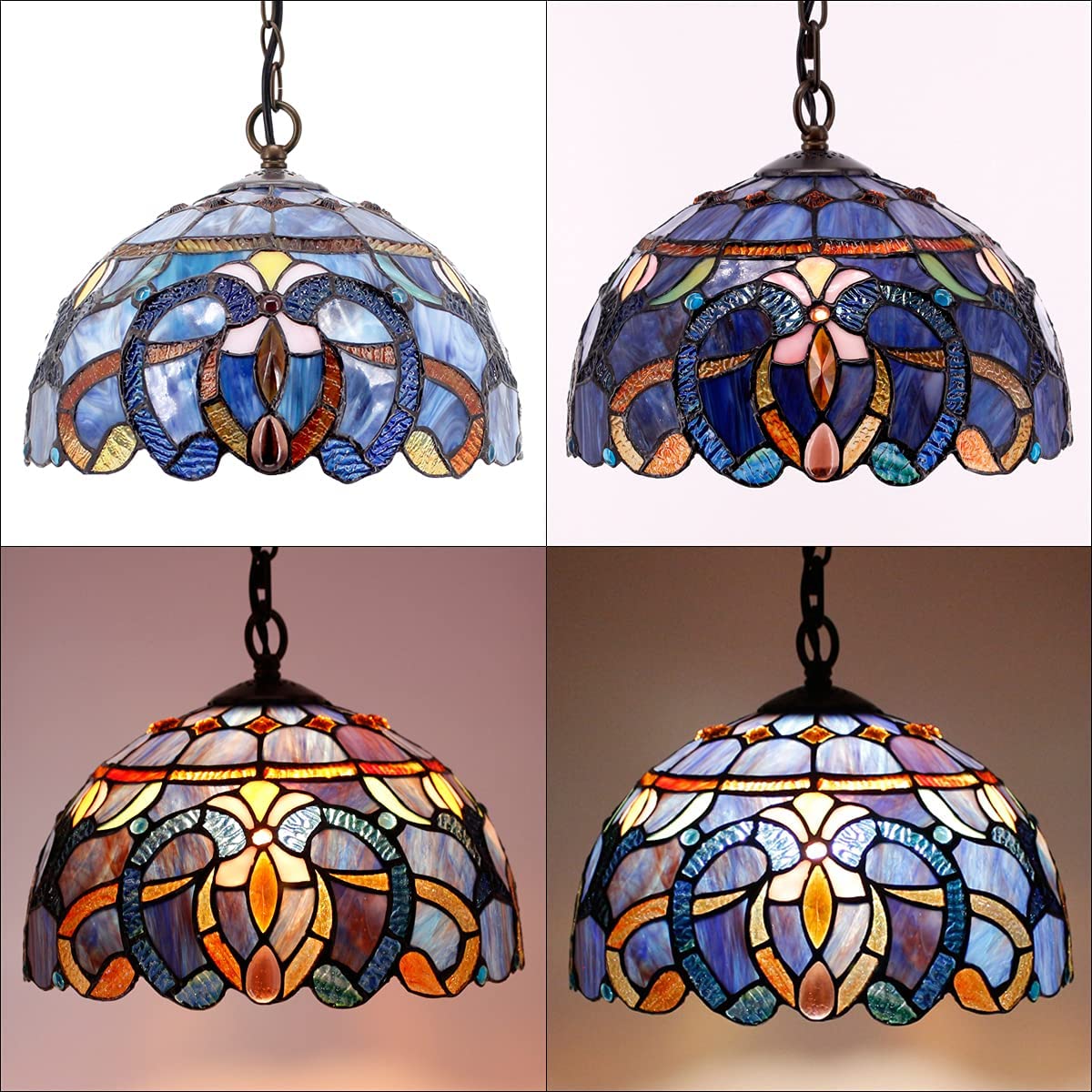 Werfactory® Tiffany Pendant Lamp 12 Inch