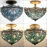 Werfactory® Tiffany Ceiling Lamp 12 Inch