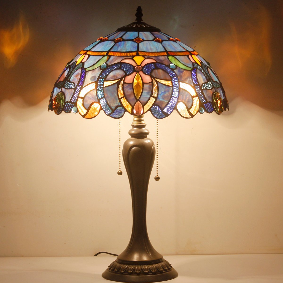 Werfactory® Tiffany Table Lamp 16 Inch
