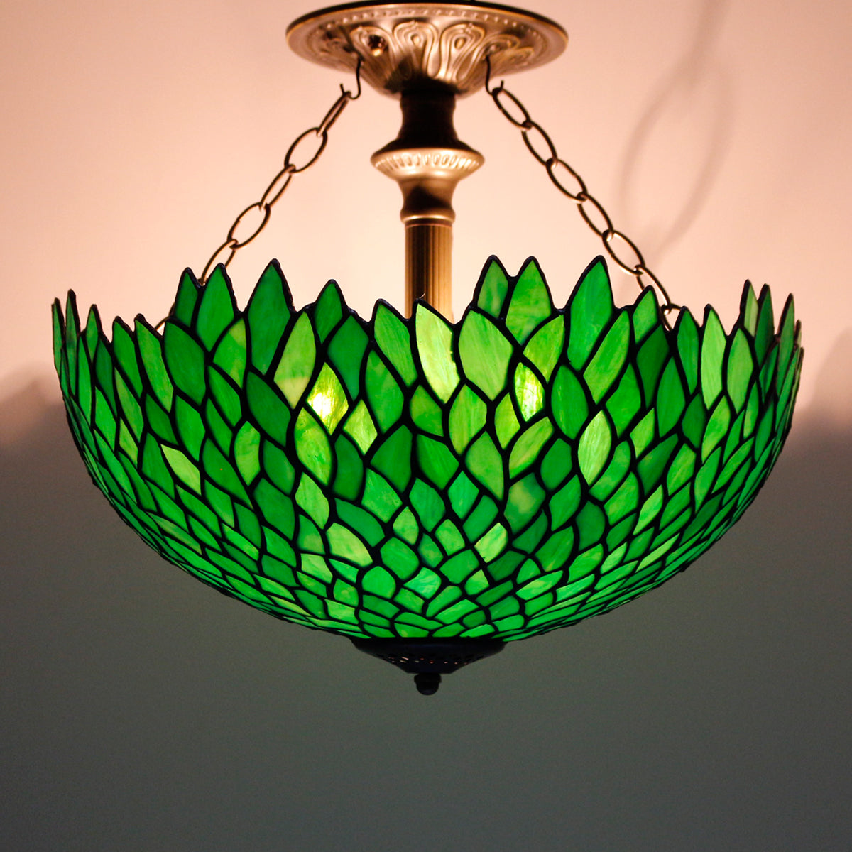 Werfactory® Tiffany Ceiling Lamp 16 Inch