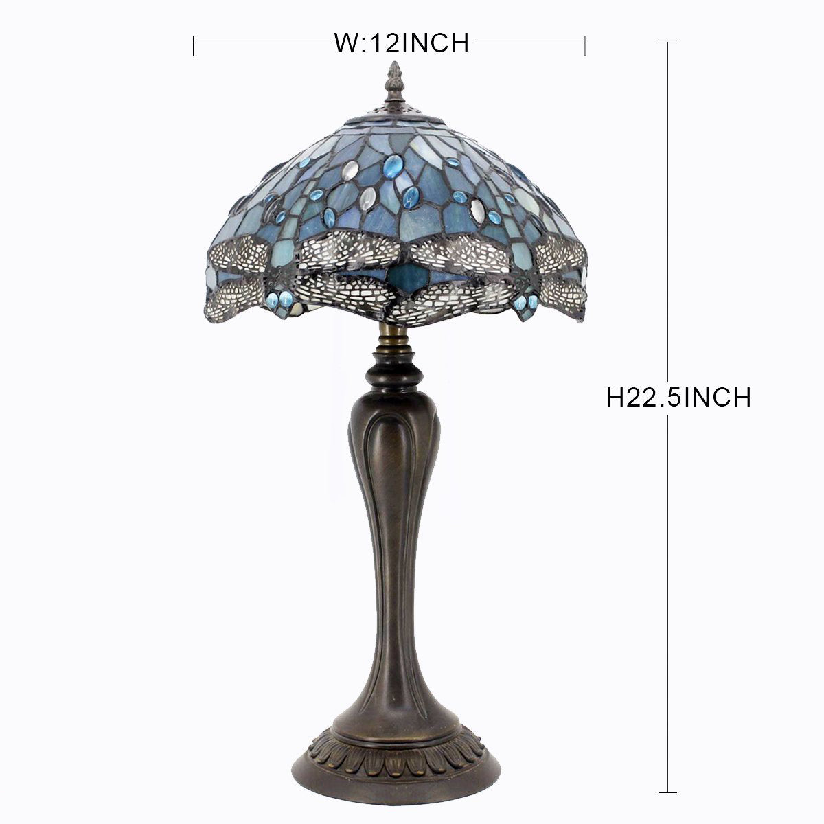 Werfactory® Tiffany Table Lamp 12 Inch
