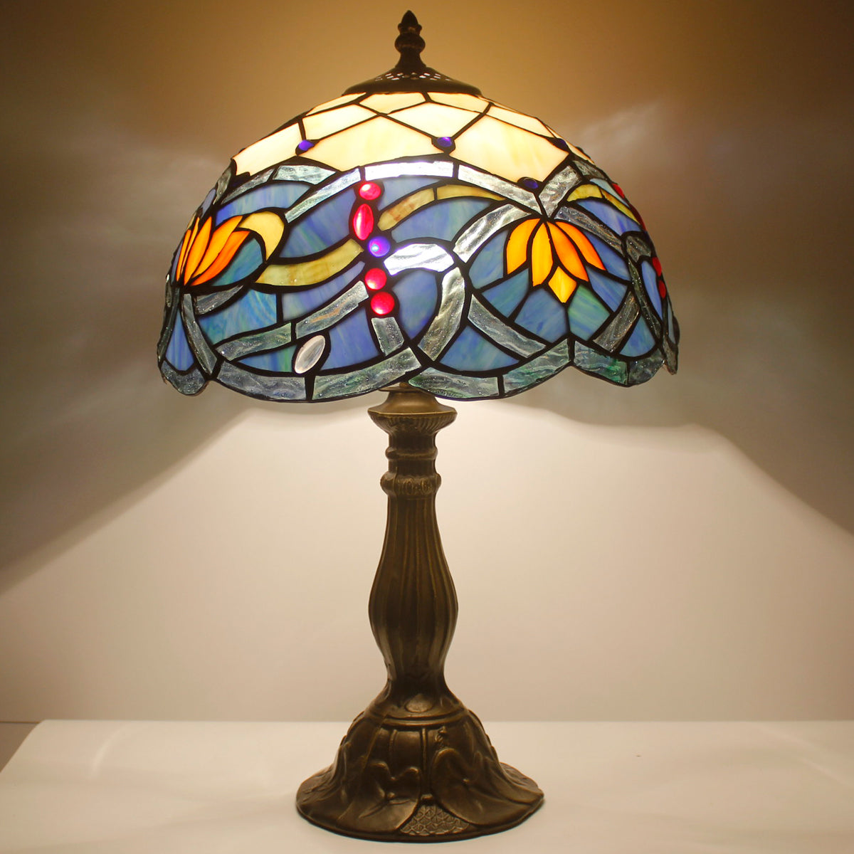 Werfactory® Tiffany Table Lamp 12 Inch