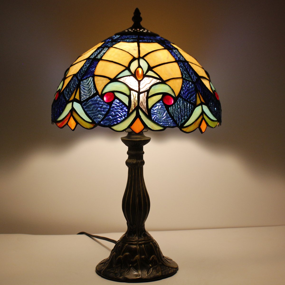 Werfactory® Tiffany Table Lamp 12 Inch