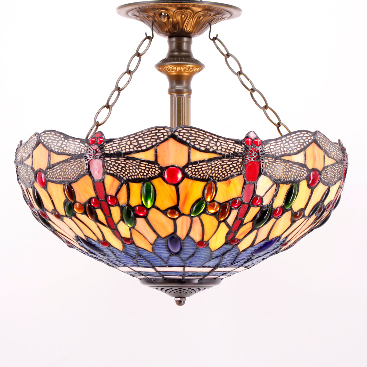 Werfactory® Tiffany Ceiling Lamp 16 Inch