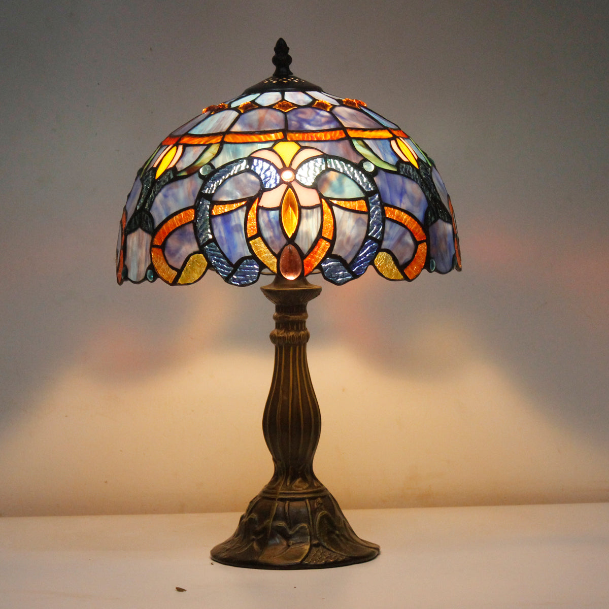 Werfactory® Tiffany Table Lamp 12 Inch