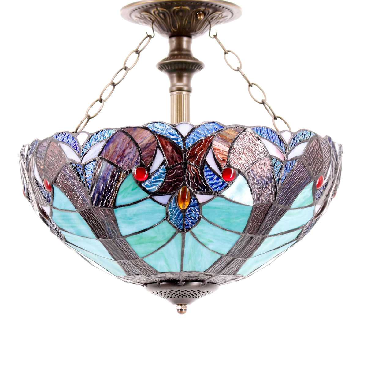 Werfactory® Tiffany Ceiling Lamp 16 Inch