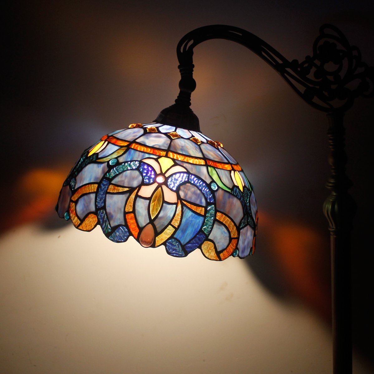 Werfactory® Tiffany Floor Lamp 12 Inch