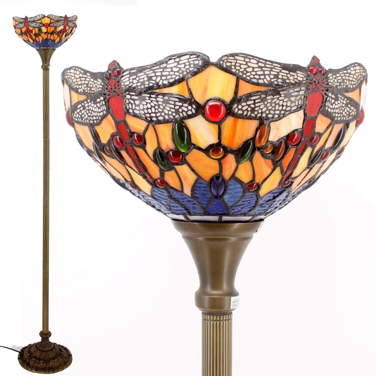 Werfactory® Tiffany Floor Lamp 12 Inch