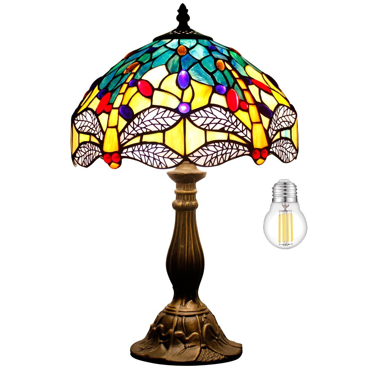 Werfactory® Tiffany Table Lamp 12 Inch