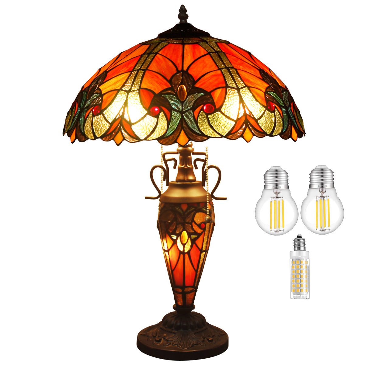 Werfactory® Tiffany Table Lamp 16 Inch