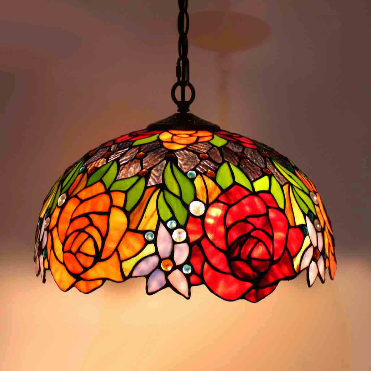 Werfactory® Tiffany Pendant Lamp 16 Inch