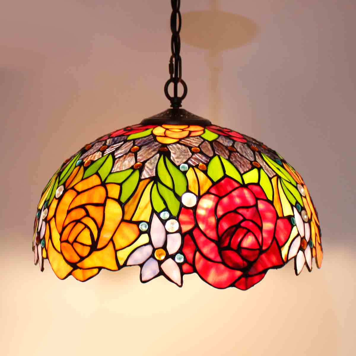 Werfactory® Tiffany Pendant Lamp 16 Inch