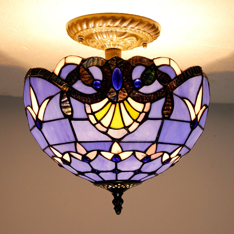 Werfactory® Tiffany Ceiling Lamp 12 Inch
