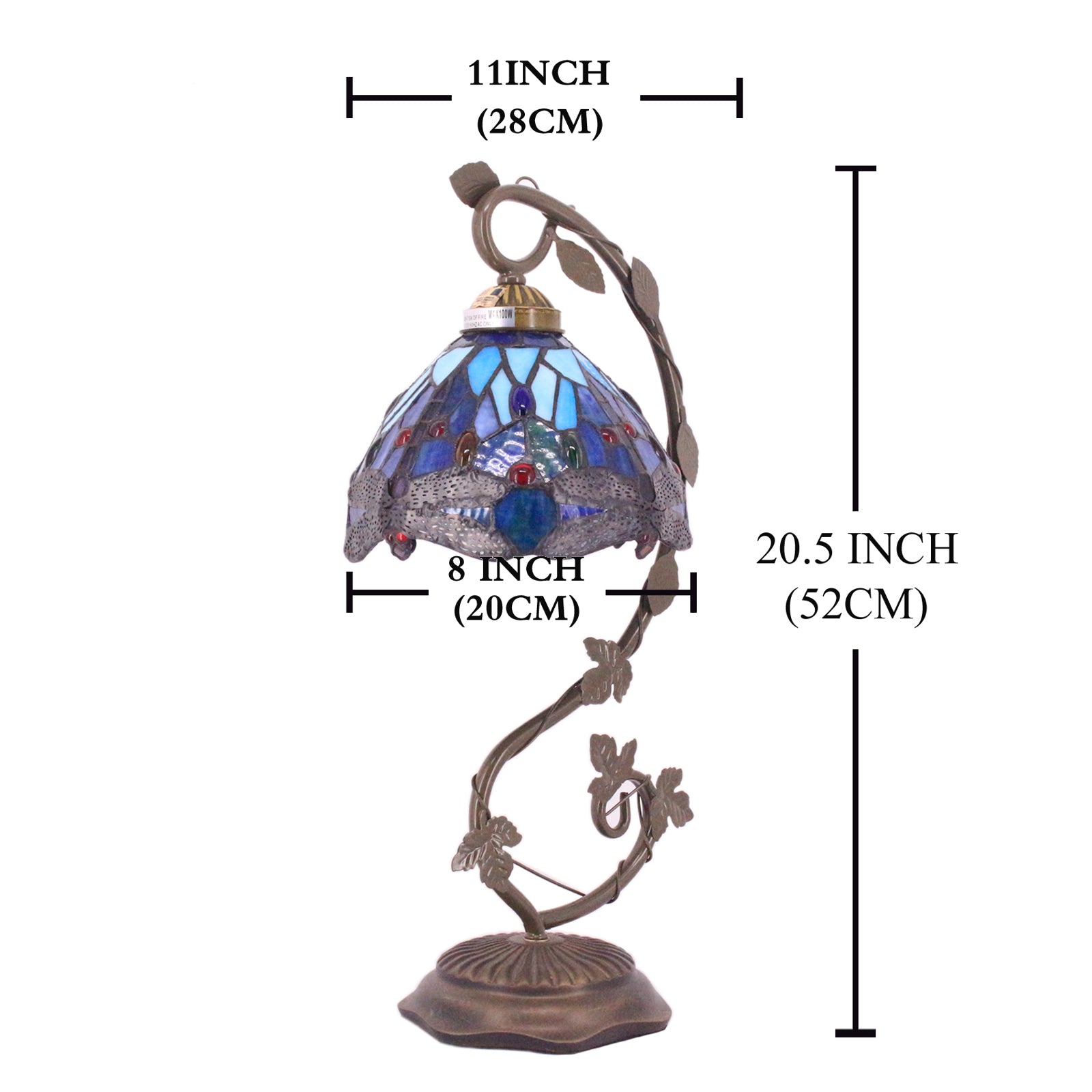 Werfactory® Tiffany Table Lamp 8 Inch