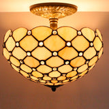 Werfactory® Tiffany Ceiling Lamp 12 Inch