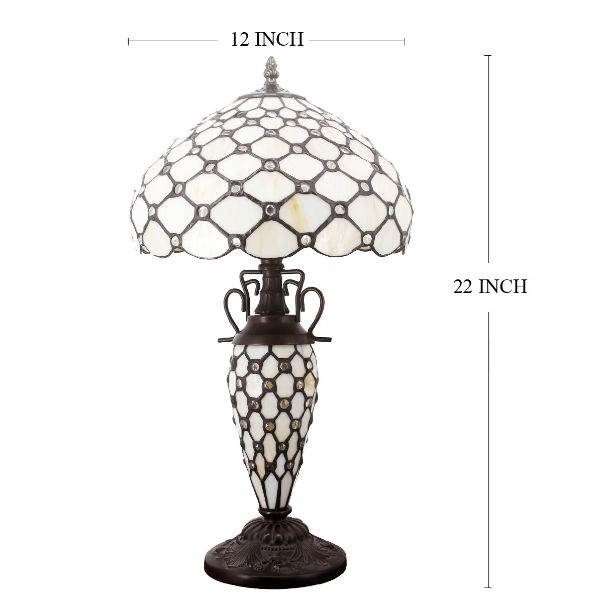 Werfactory® Tiffany Table Lamp 12 Inch