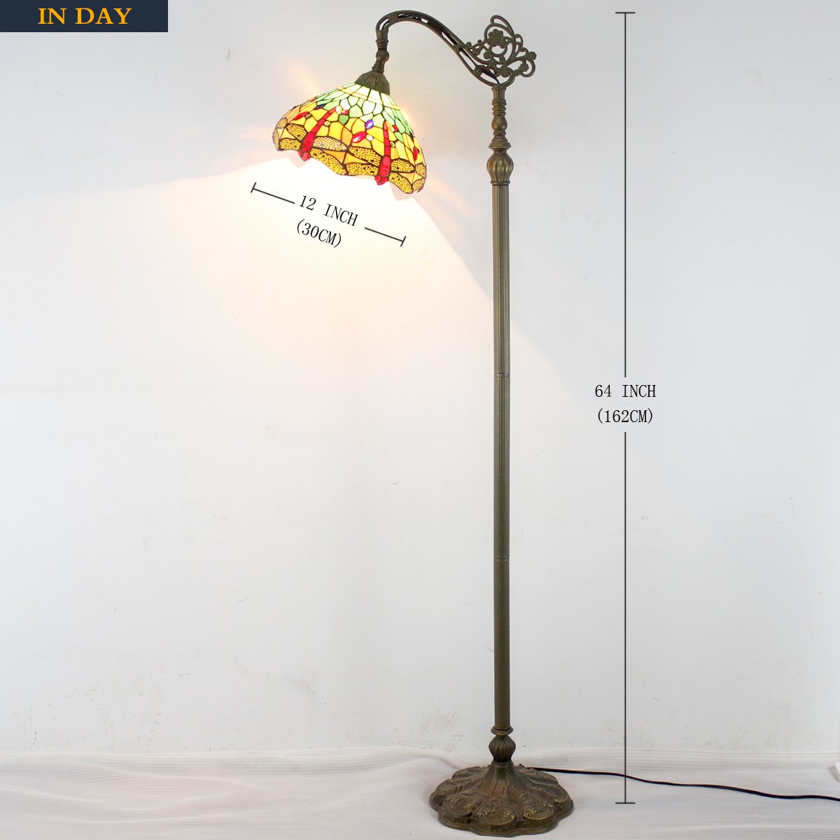 Werfactory® Tiffany Floor Lamp 12 Inch
