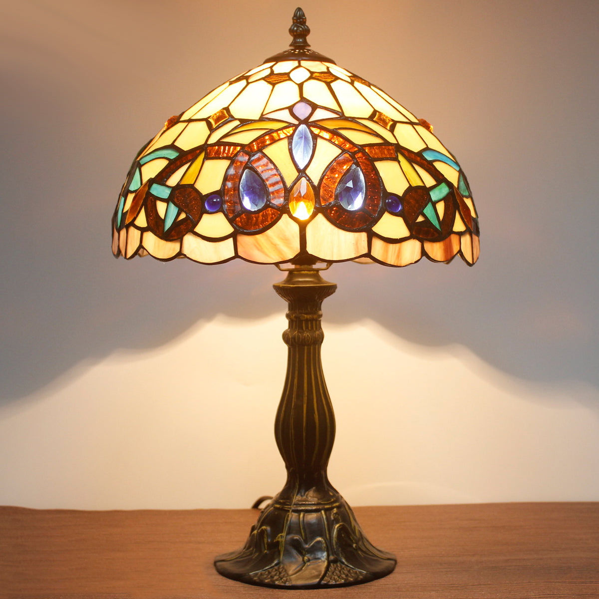Werfactory® Tiffany Table Lamp 12 Inch