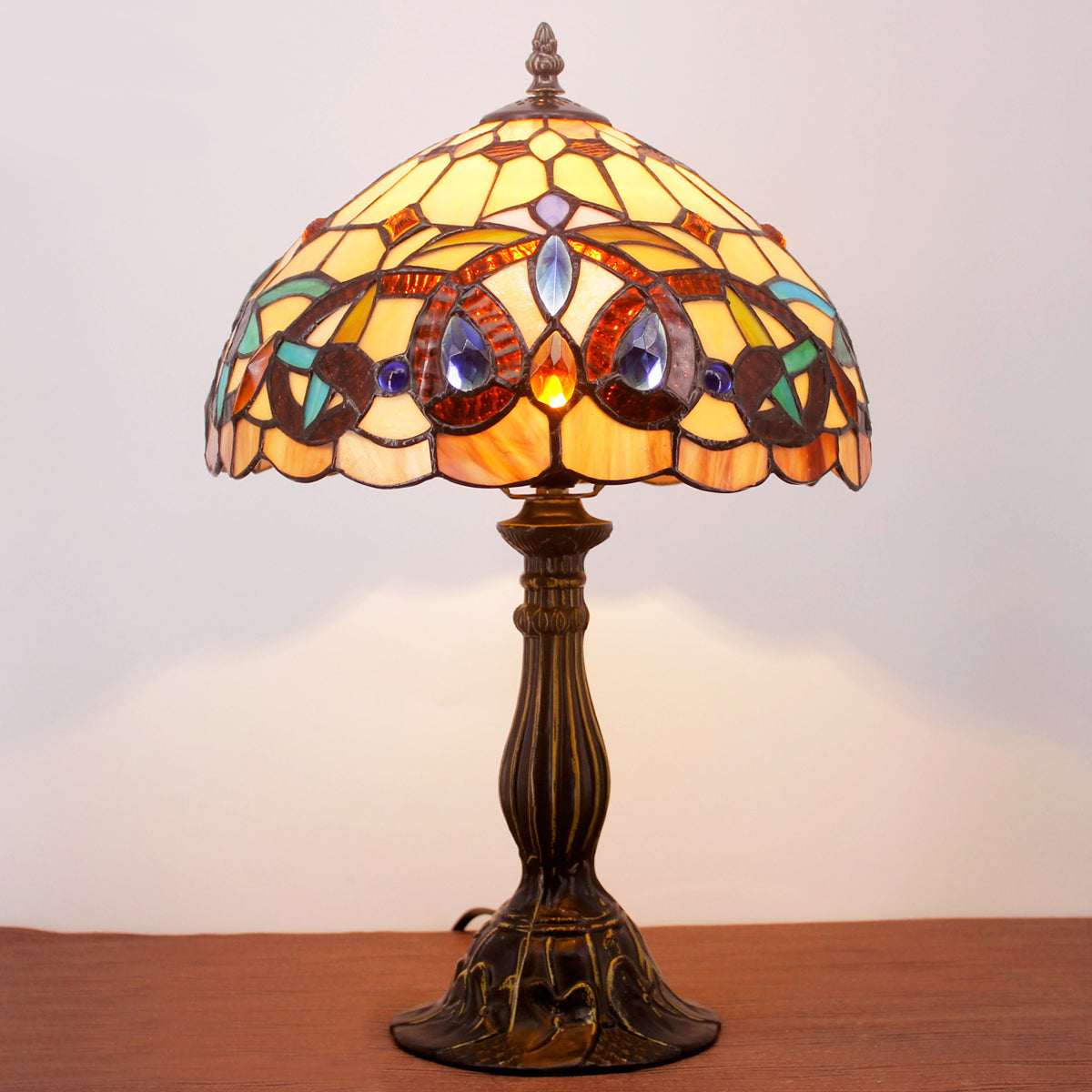 Werfactory® Tiffany Table Lamp 12 Inch