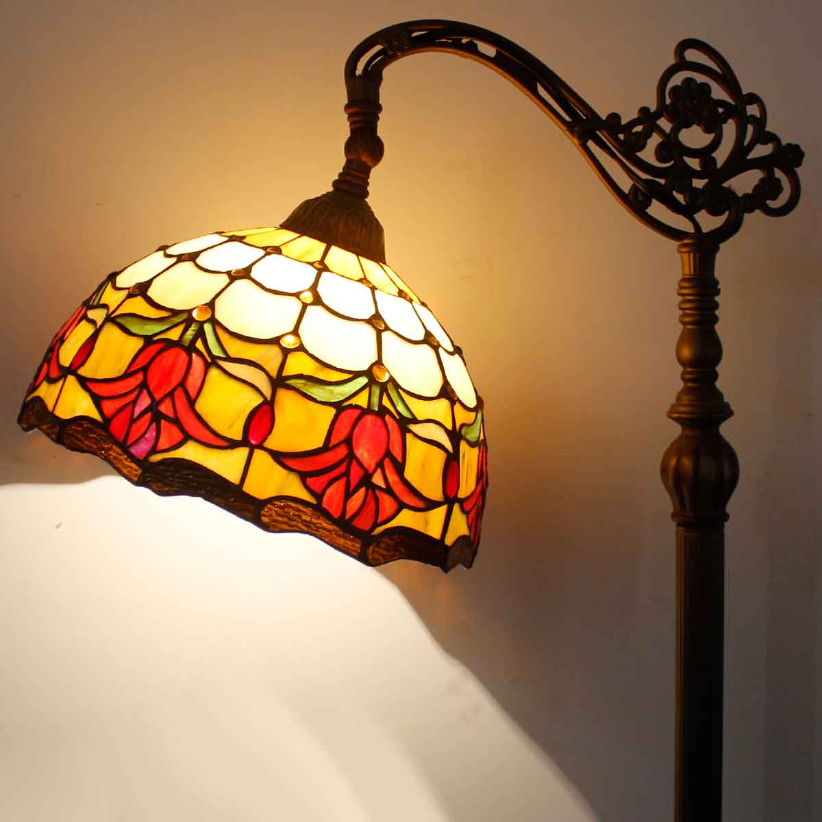 Werfactory® Tiffany Floor Lamp 12 Inch