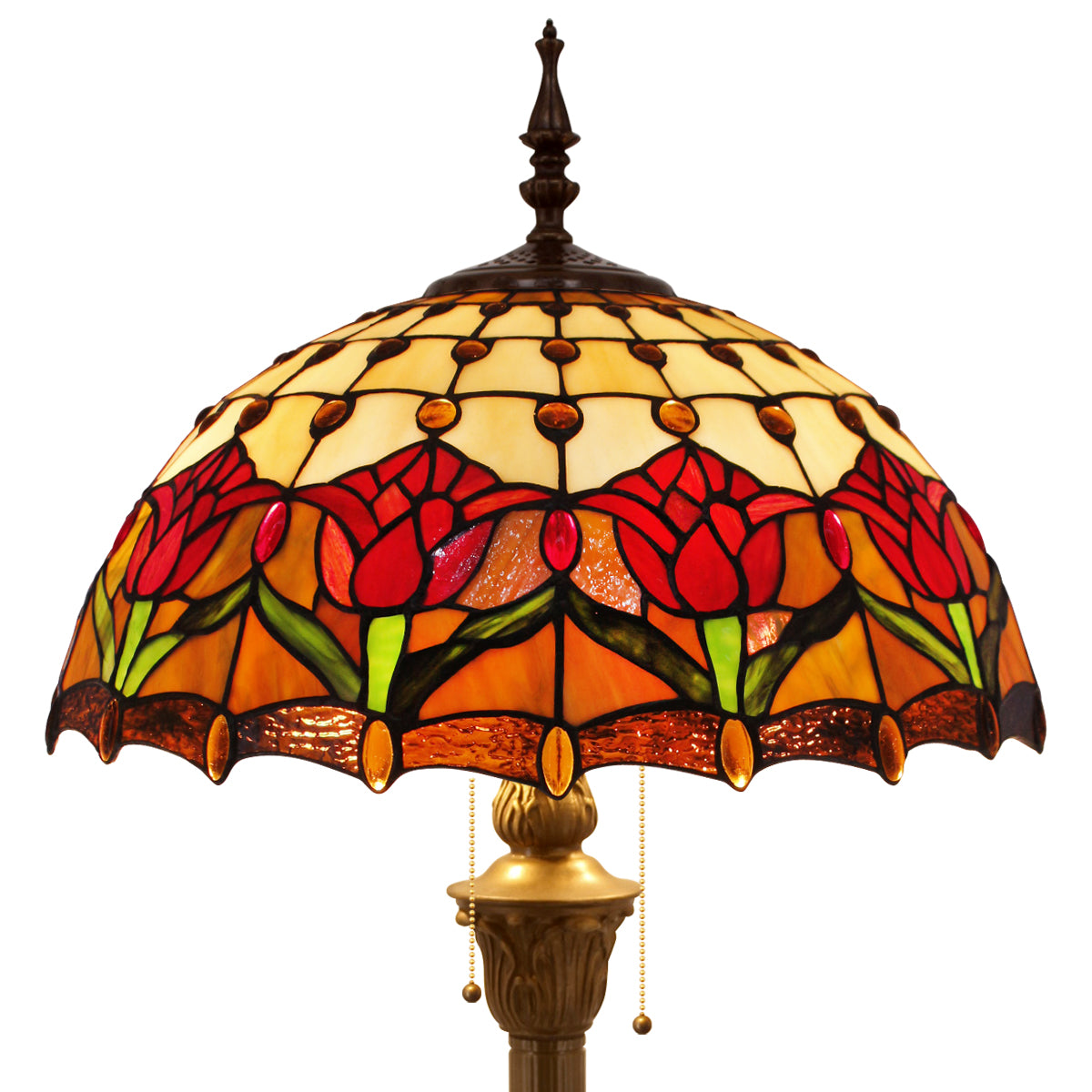 Werfactory® Tiffany Floor Lamp 16 Inch