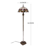 Werfactory® Tiffany Floor Lamp 16 Inch