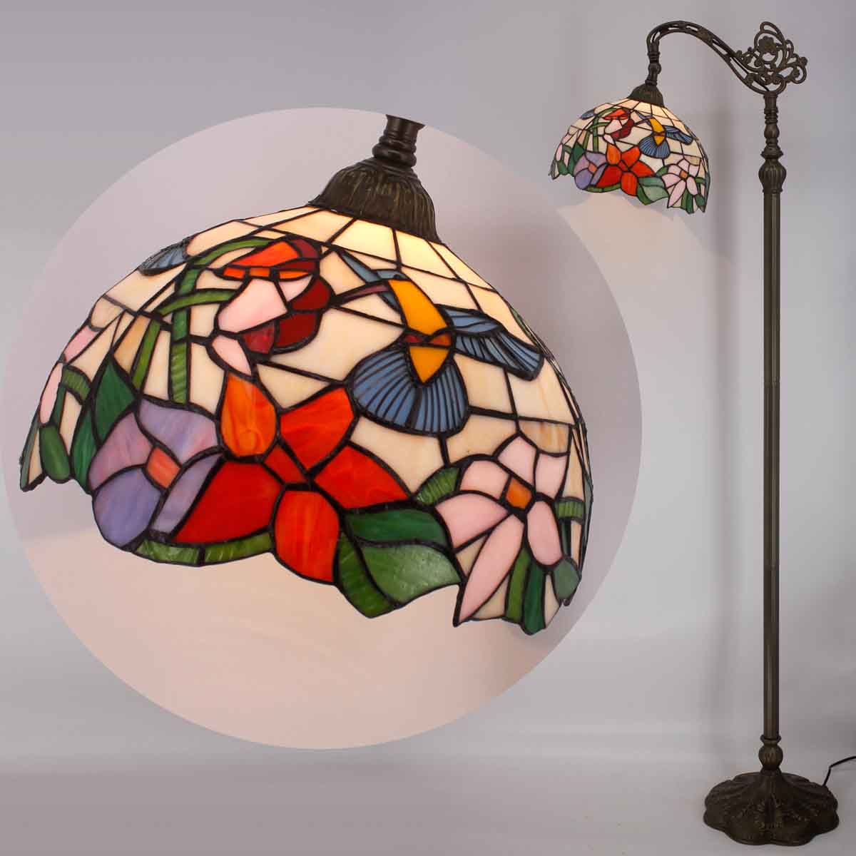Werfactory® Tiffany Floor Lamp 12 Inch