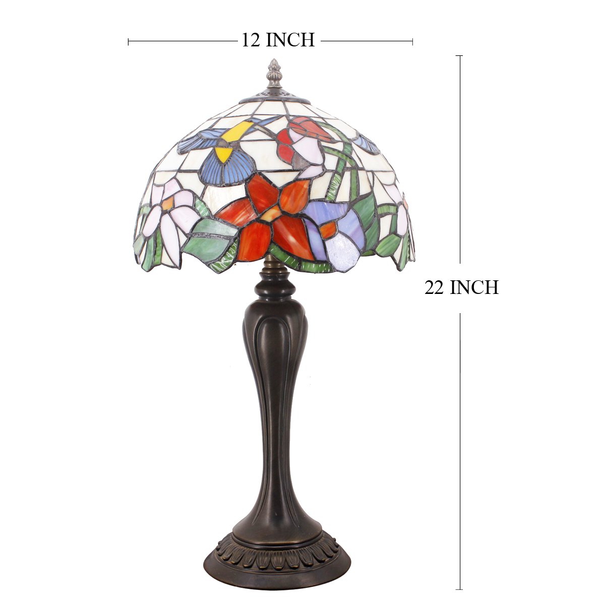 Werfactory® Tiffany Table Lamp 12 Inch