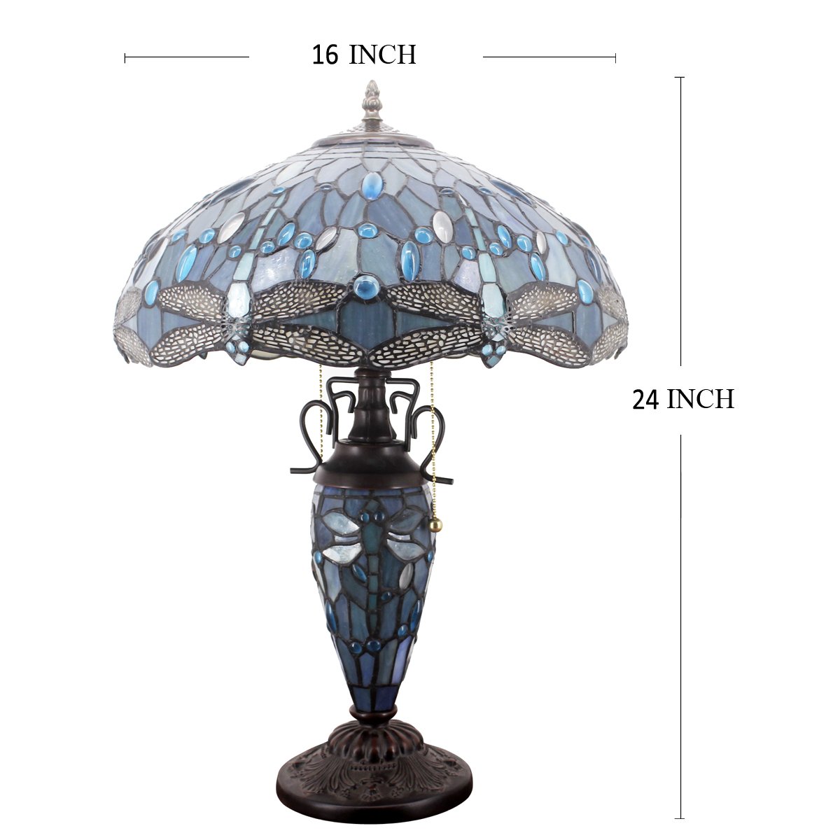 Werfactory® Tiffany Table Lamp 16 Inch