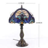 Werfactory® Tiffany Table Lamp 12 Inch