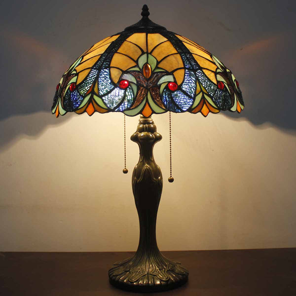 Tiffany Table Lamp s160e16t01 Yellow Liaison Style – Werfactory.com