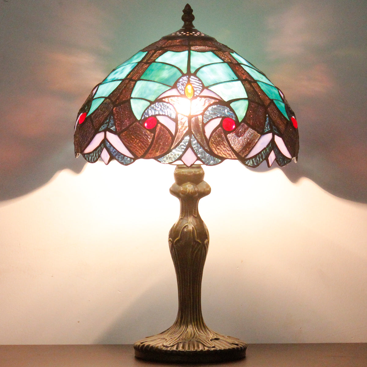 Werfactory® Tiffany Table Lamp 12 Inch