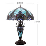 Werfactory® Tiffany Table Lamp 16 Inch