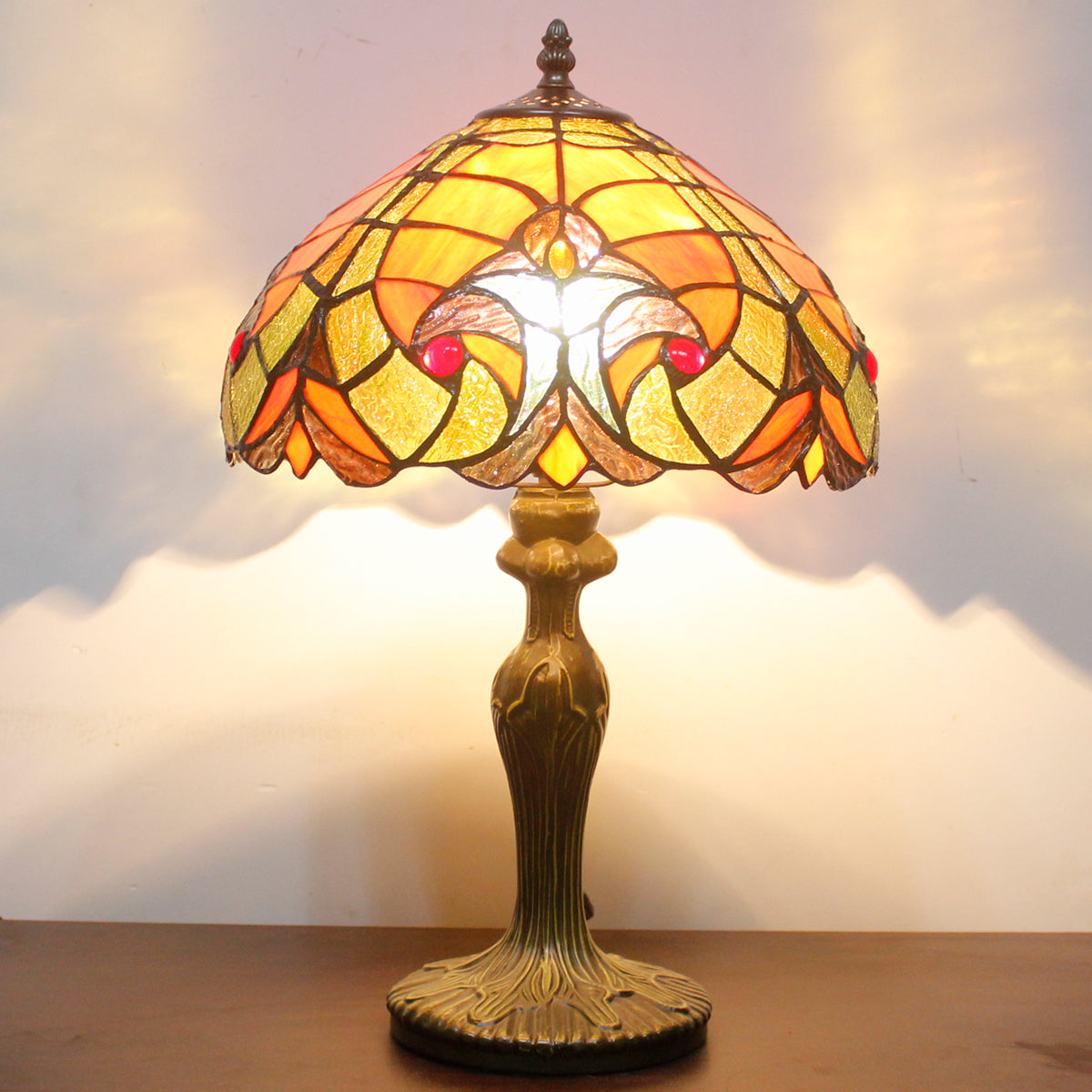 Werfactory® Tiffany Table Lamp 12 Inch