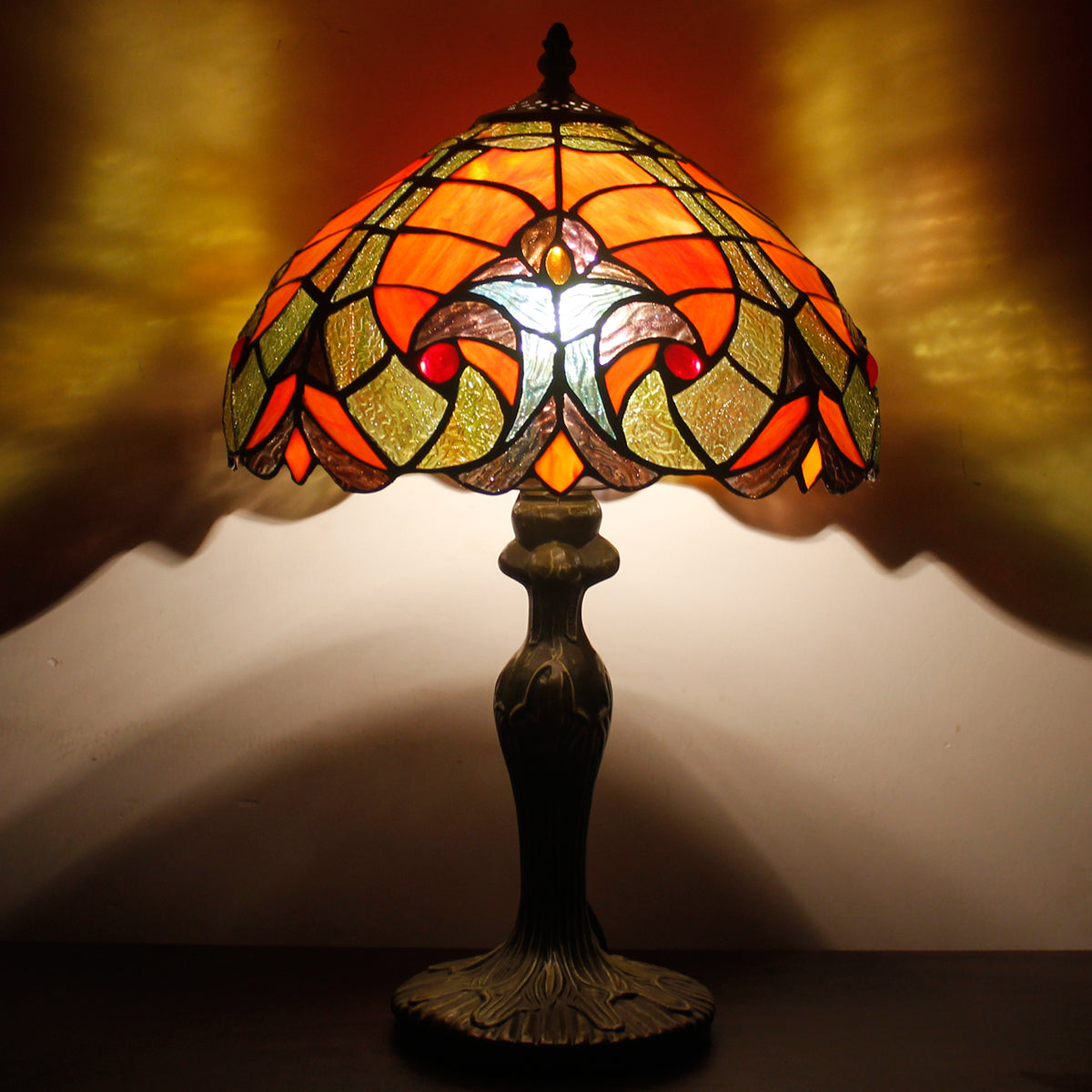 Werfactory® Tiffany Table Lamp 12 Inch