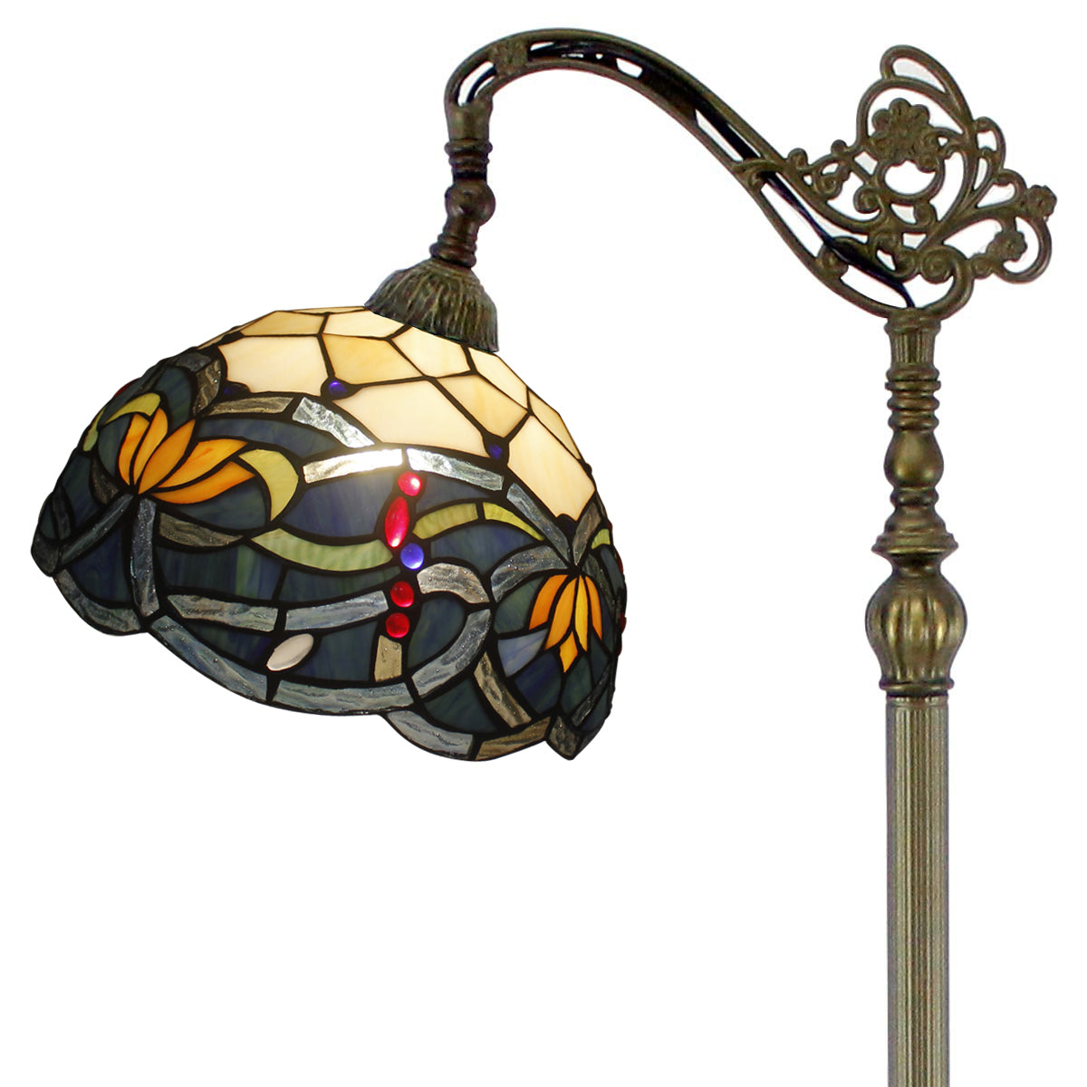 Werfactory® Tiffany Floor Lamp 12 Inch