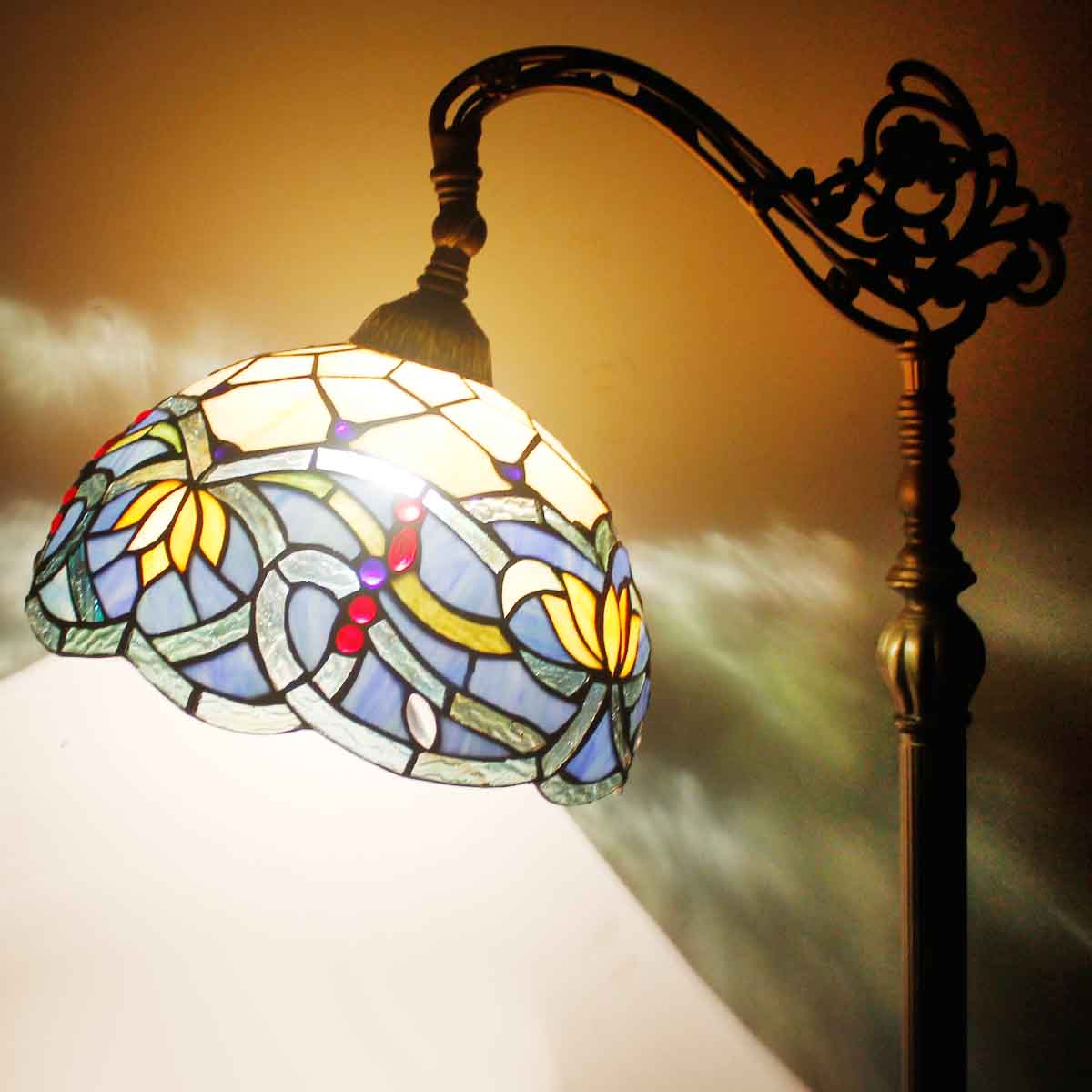 Werfactory® Tiffany Floor Lamp 12 Inch