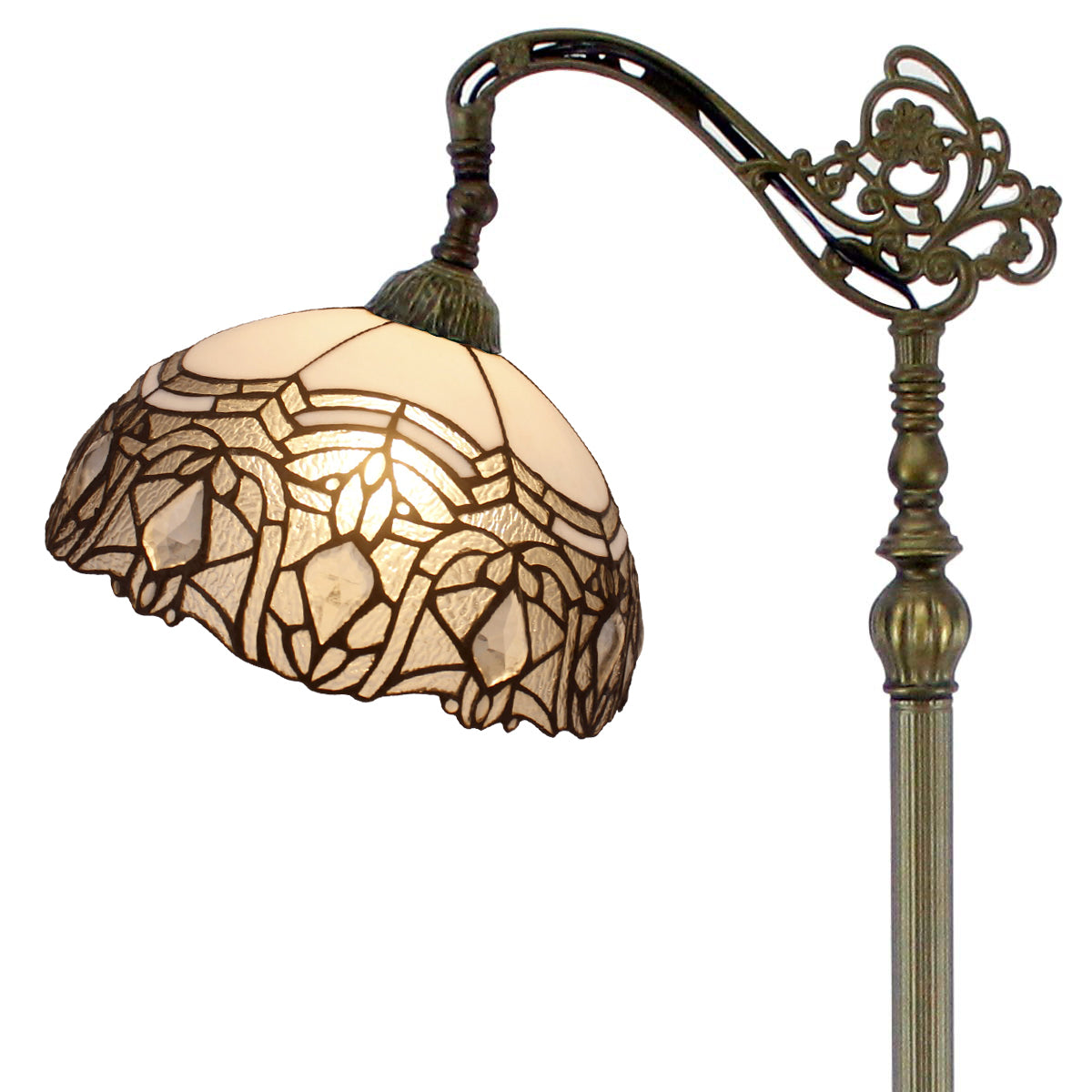 Werfactory® Tiffany Floor Lamp 12 Inch