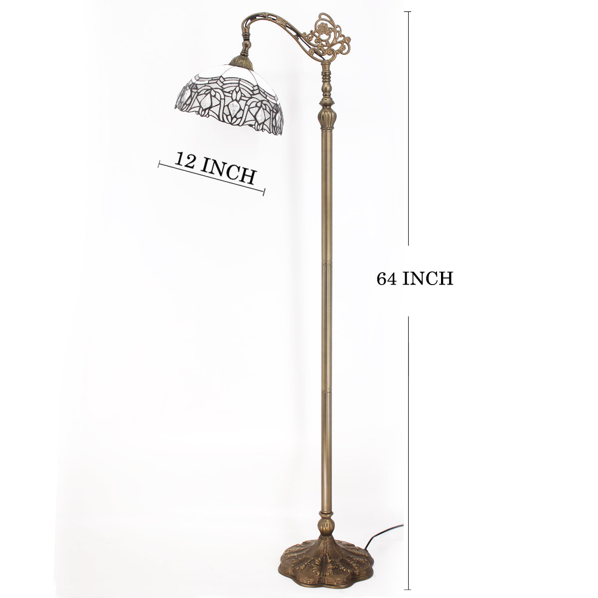 Werfactory® Tiffany Floor Lamp 12 Inch