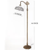 Werfactory® Tiffany Floor Lamp 12 Inch