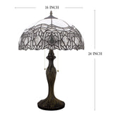 Werfactory® Tiffany Table Lamp 16 Inch