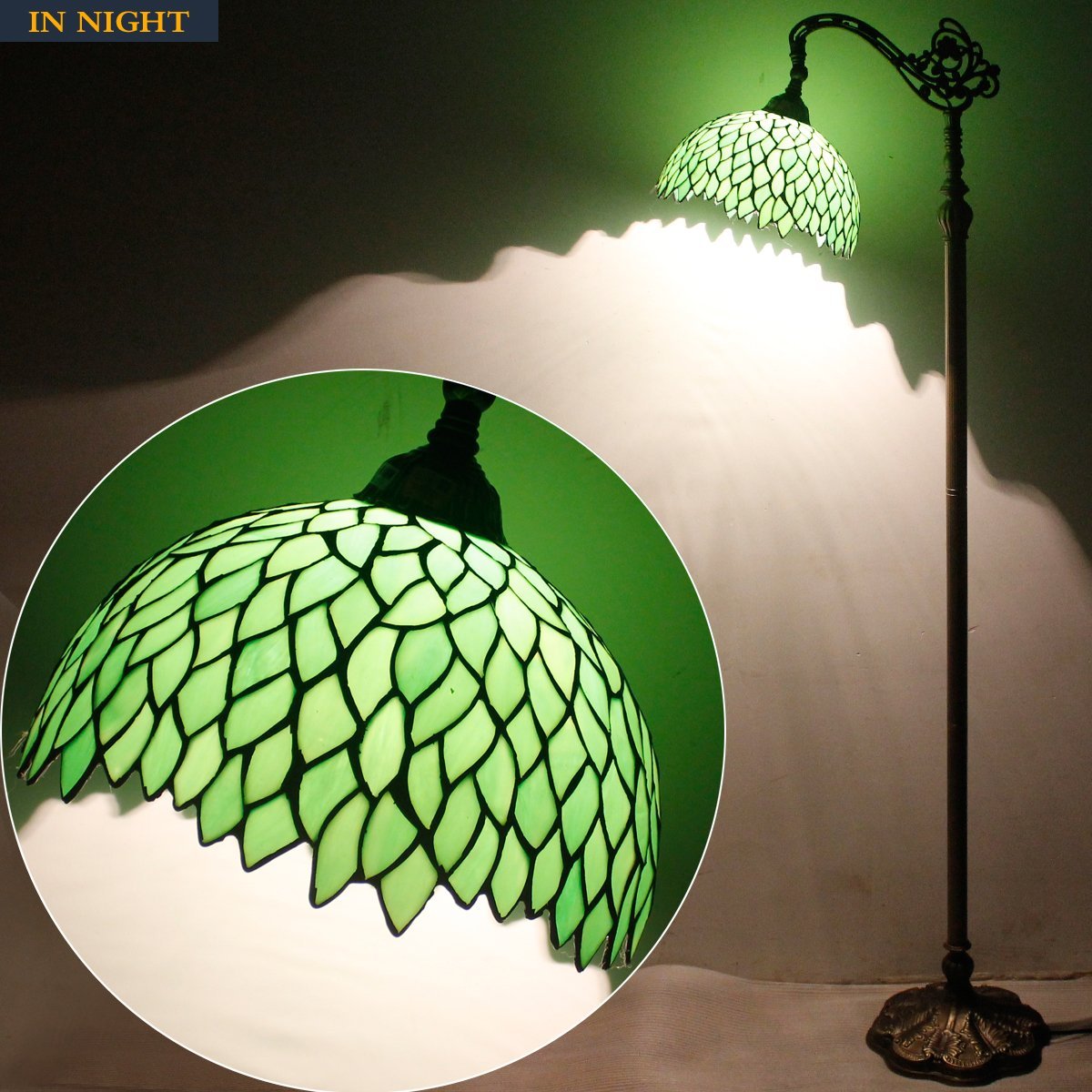 Werfactory® Tiffany Floor Lamp 12 Inch