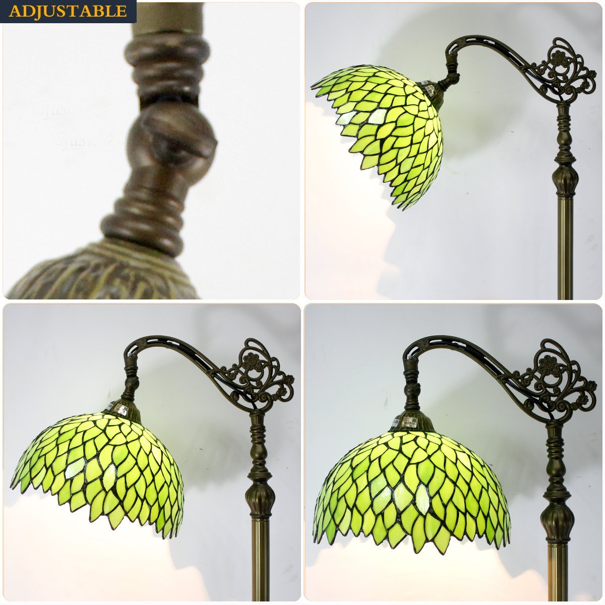 Werfactory® Tiffany Floor Lamp 12 Inch